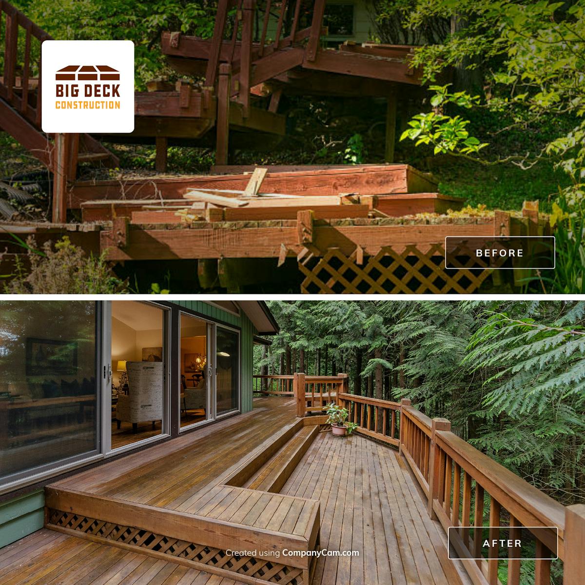 Before After Deck Pic