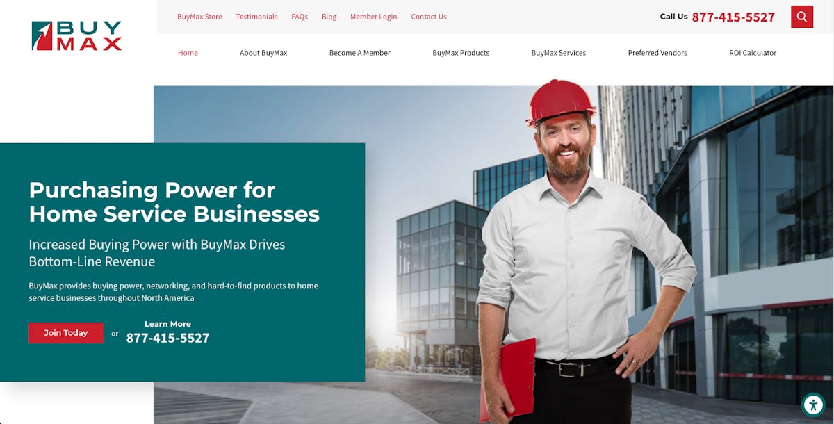 Buy Max Home Page