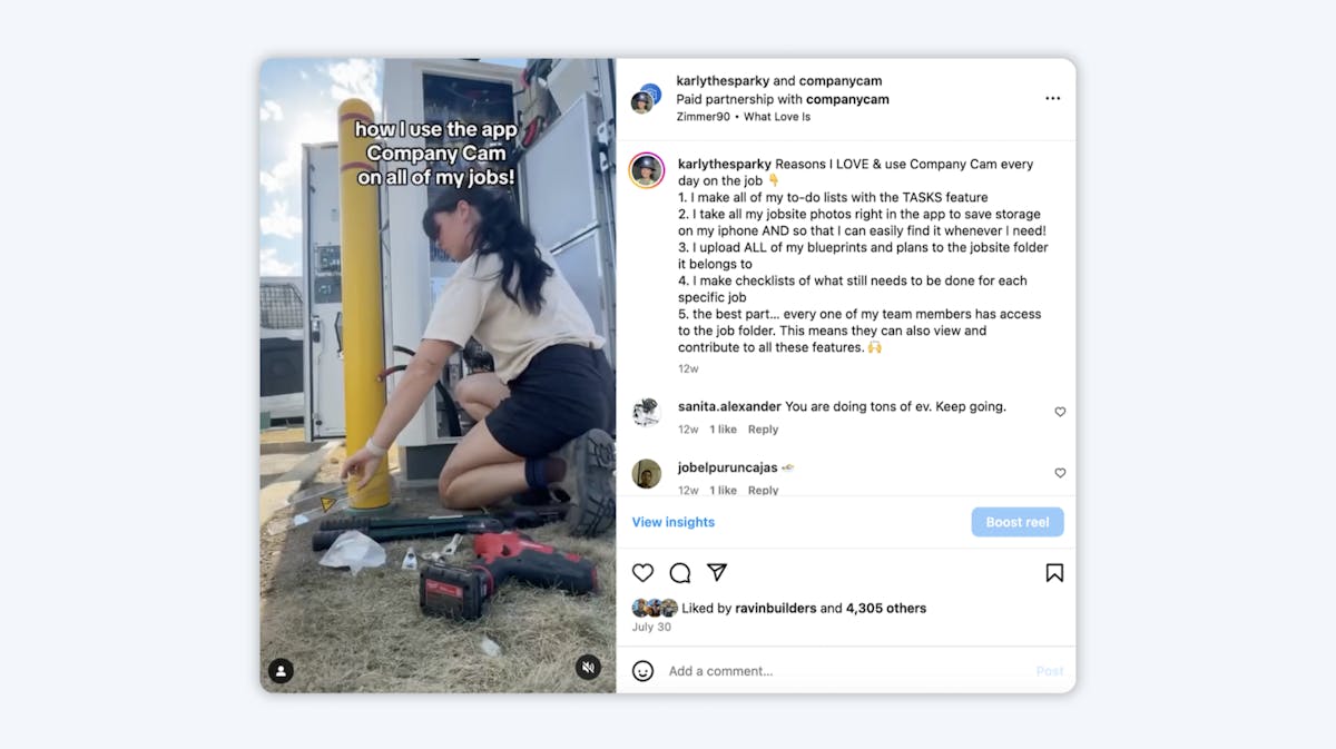 collaborative post on instagram