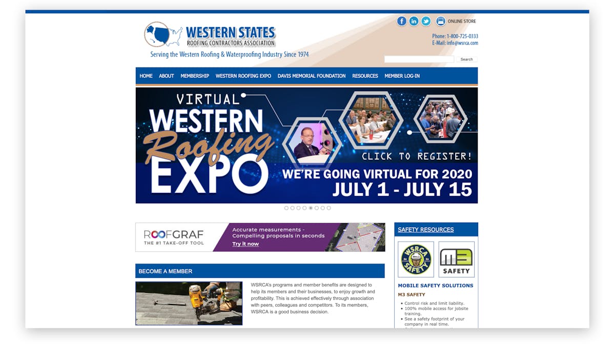 Wsrca homepage