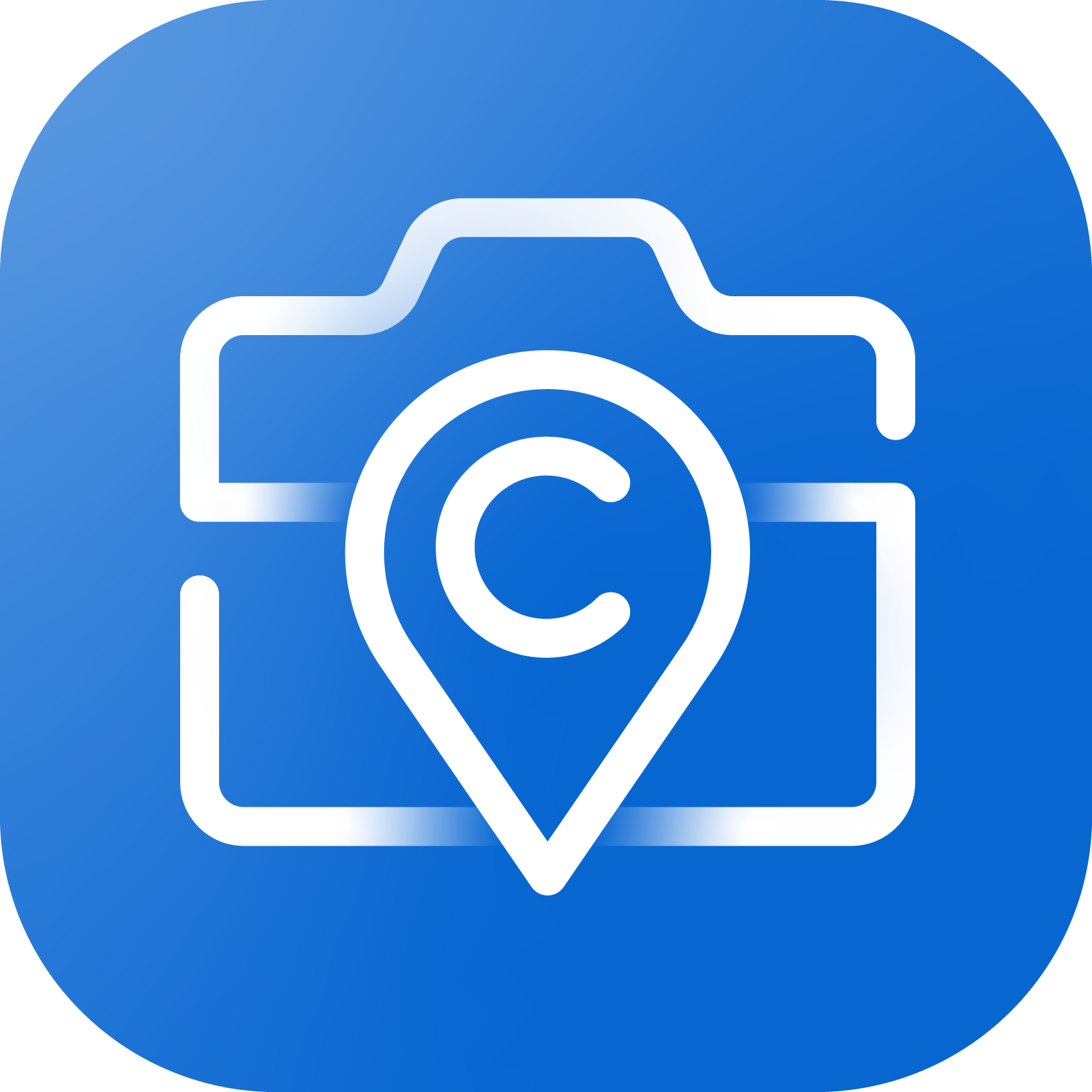 Company Cam Icon White