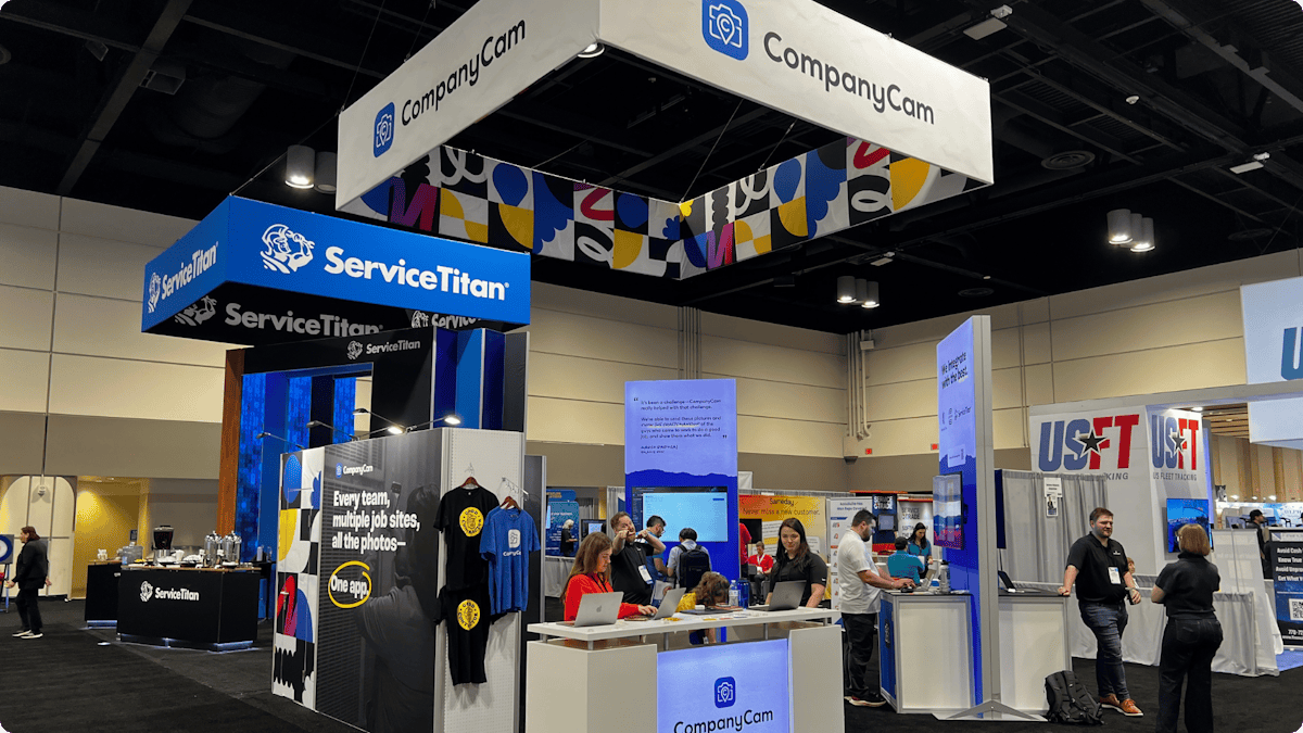 CompanyCam Trade Show Booth