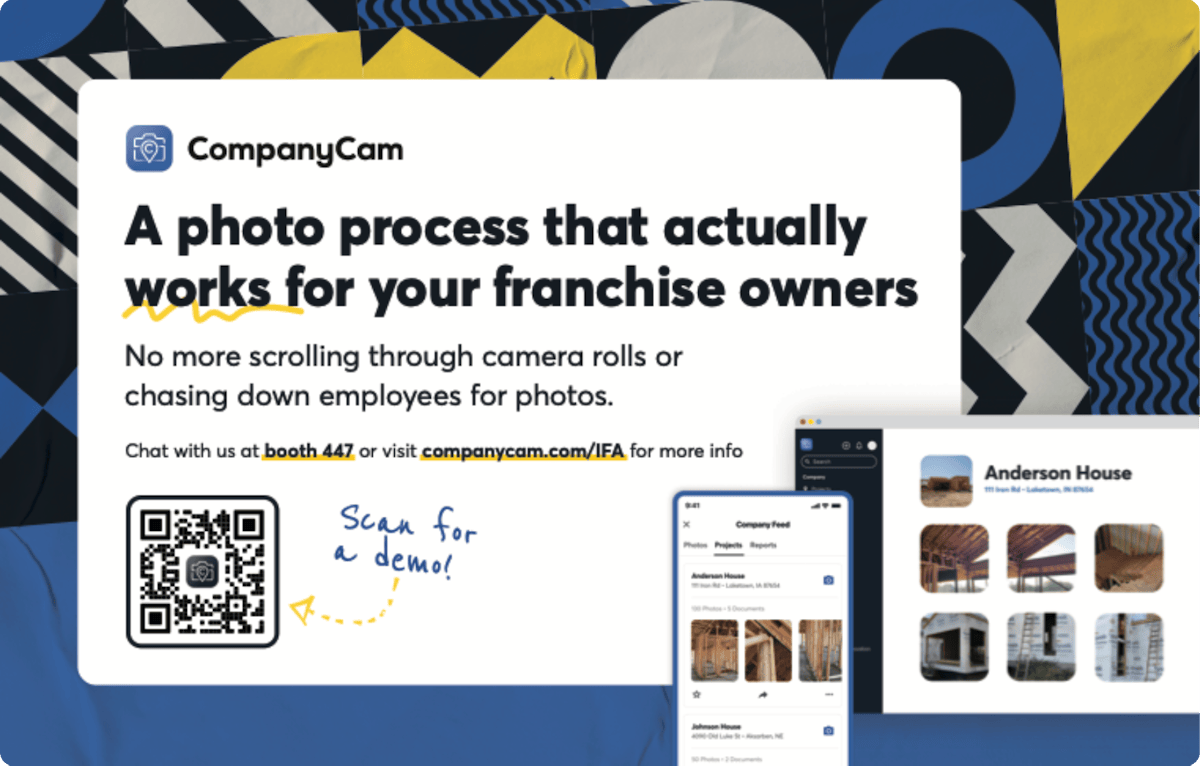 trade show demo QR code
